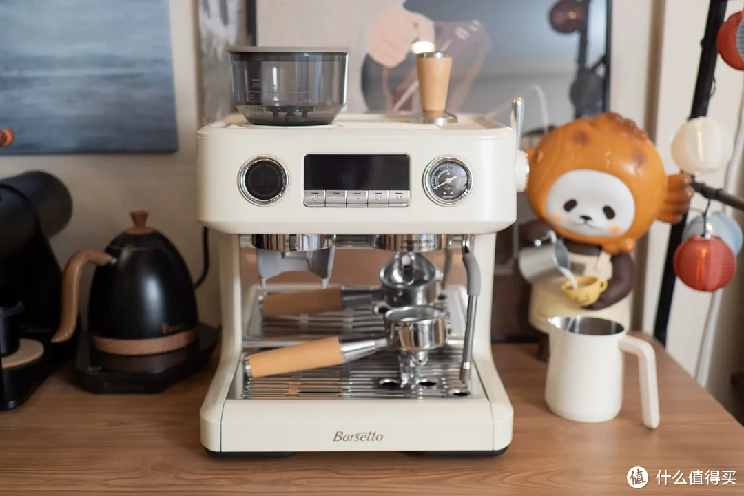 双11+国补立省20%，4K以内家用咖啡机首选！百胜图V1AP意式半自动咖啡机评测体验