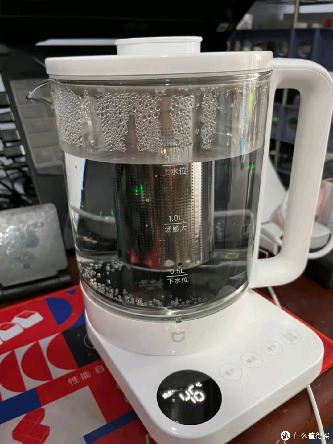 哇！米家小米养生壶烧水壶一体机，太神奇了！
