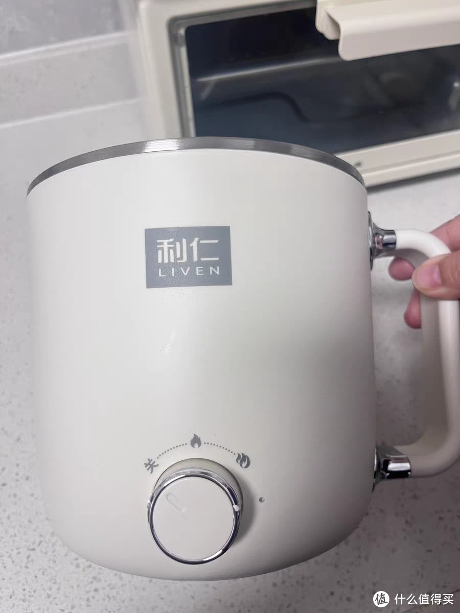 利仁电煮锅不锈钢小型电火锅多功能一体学生宿舍泡面锅家用1-2人